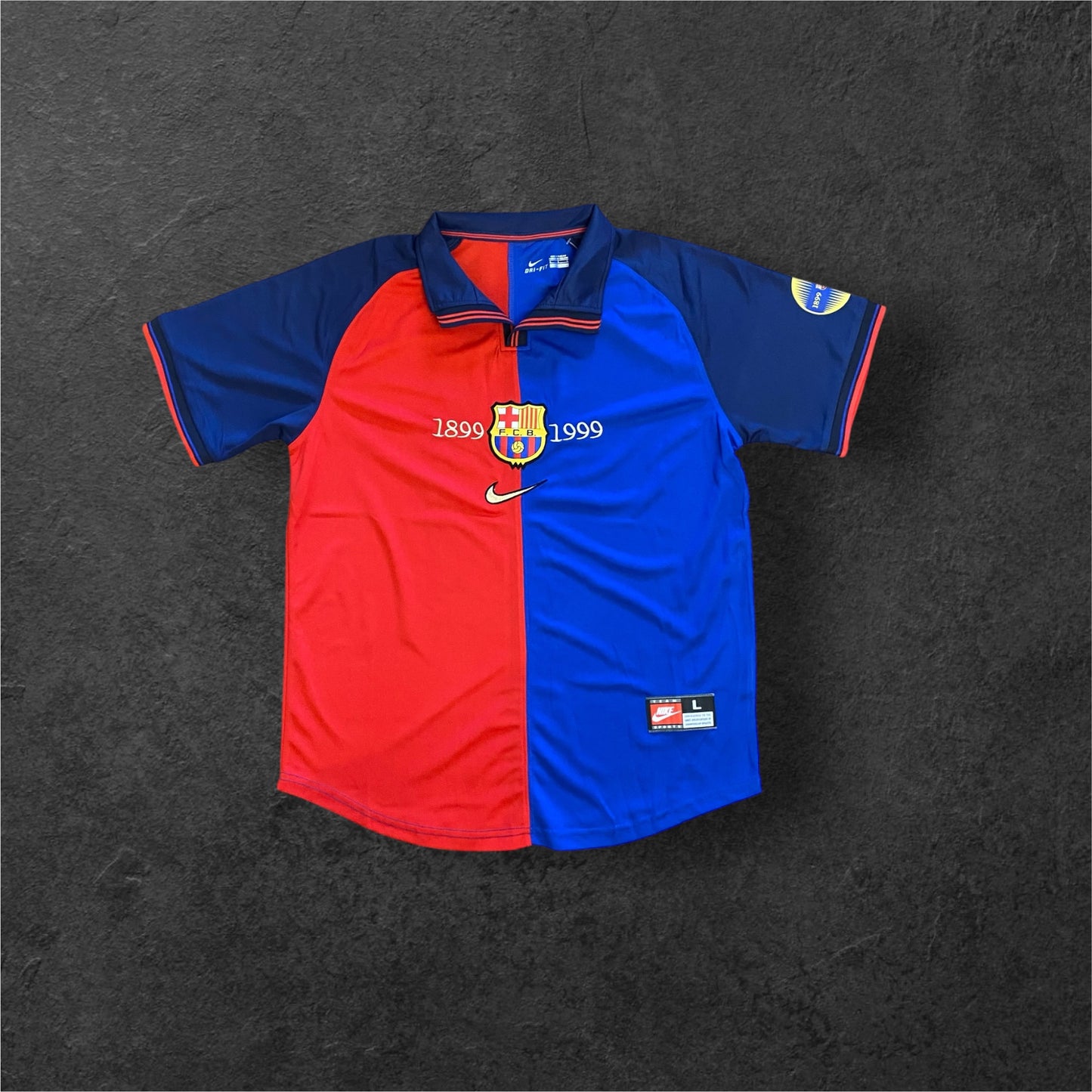 1999-2000 FC Barcelona Rivaldo - Home Jersey