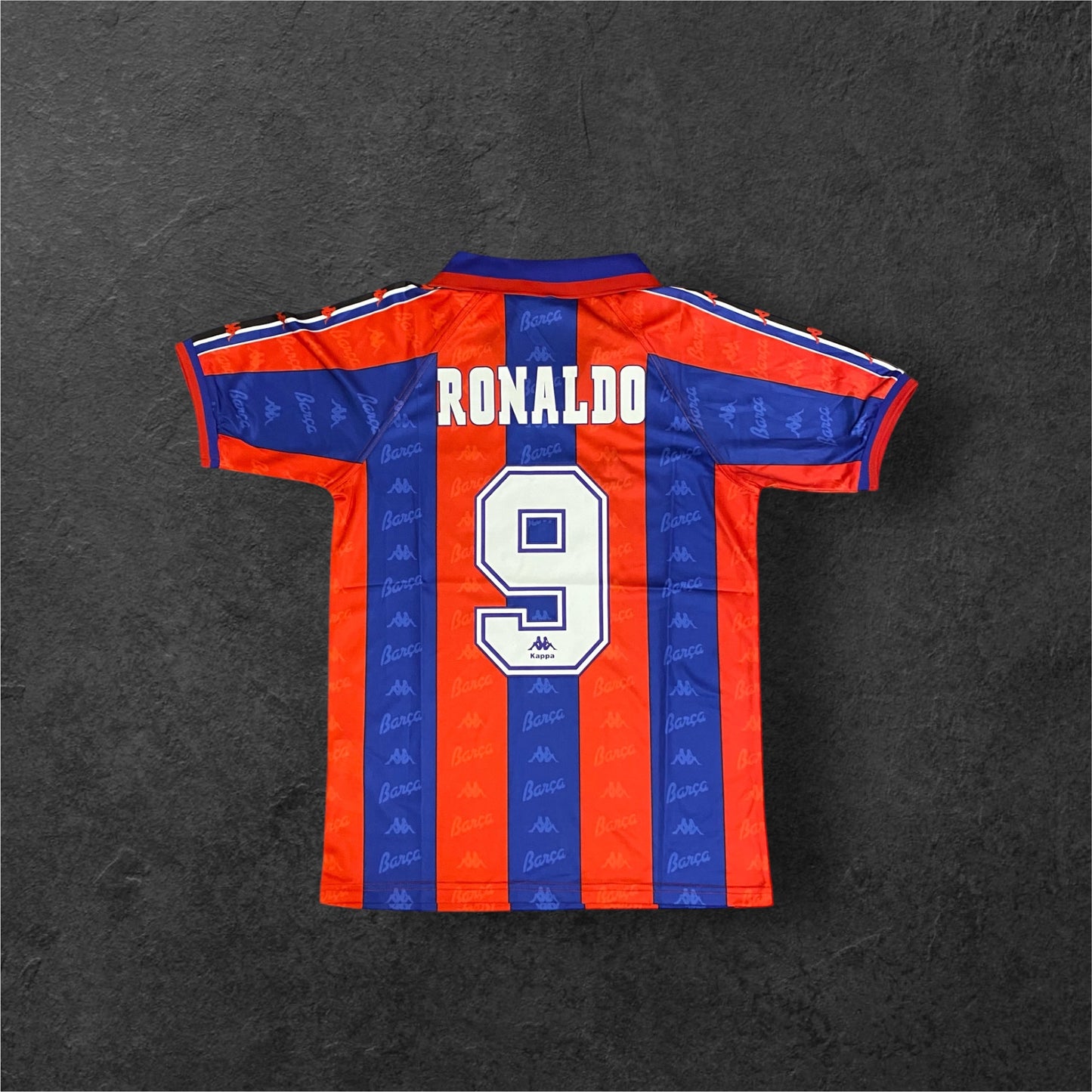 1996-1997 Fc Barcelona Ronaldo - Home Jersey