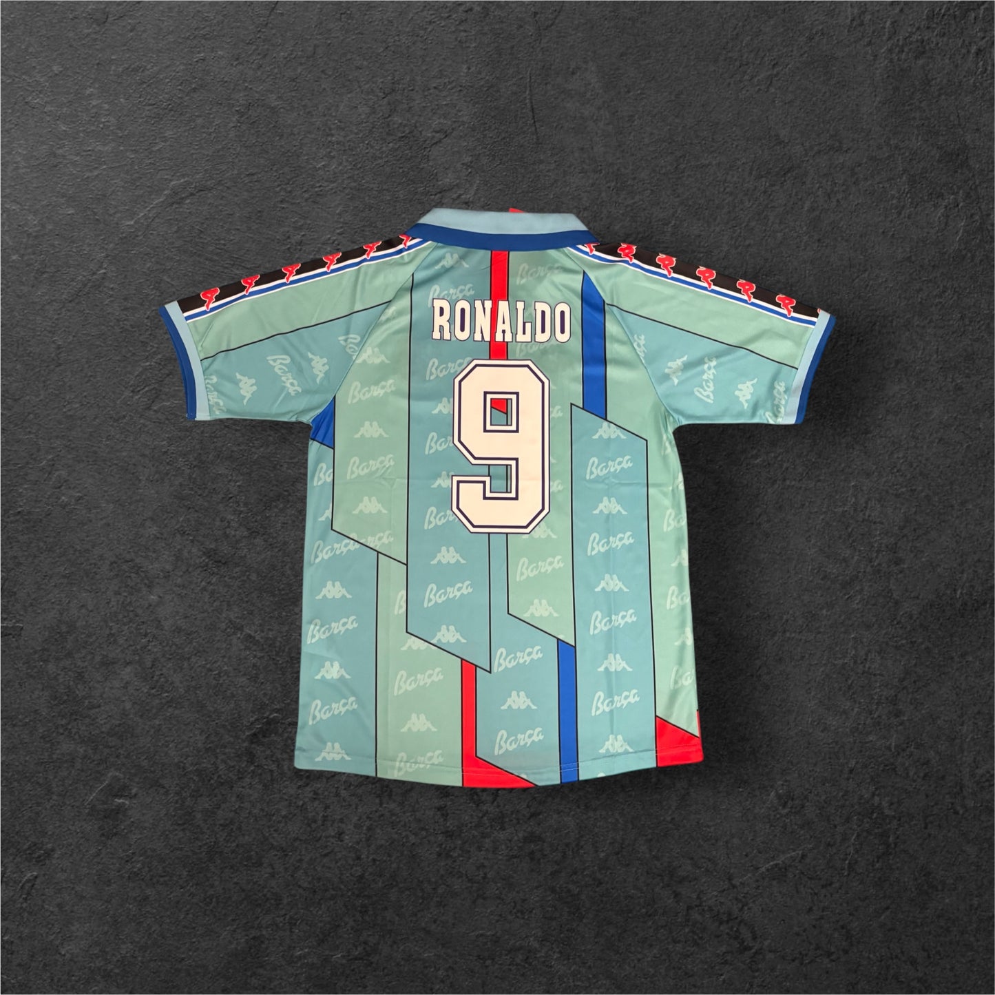 1996-1997 FC Barcelona Ronaldo - Away Jersey